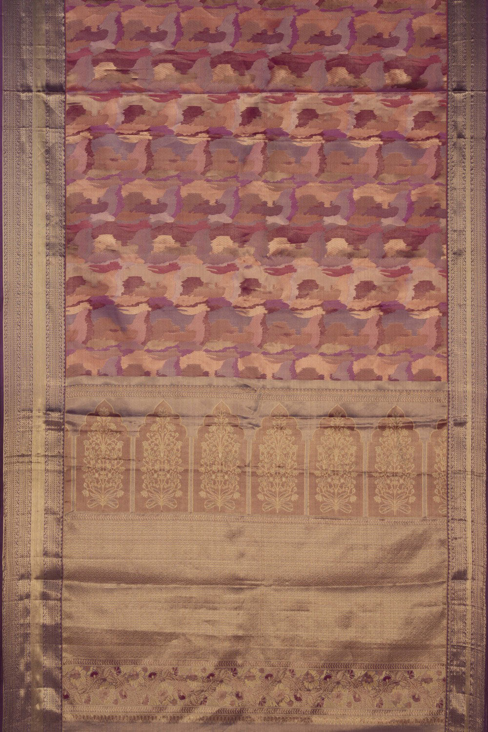 Image of Kanchipattu Brocade Purple Saree